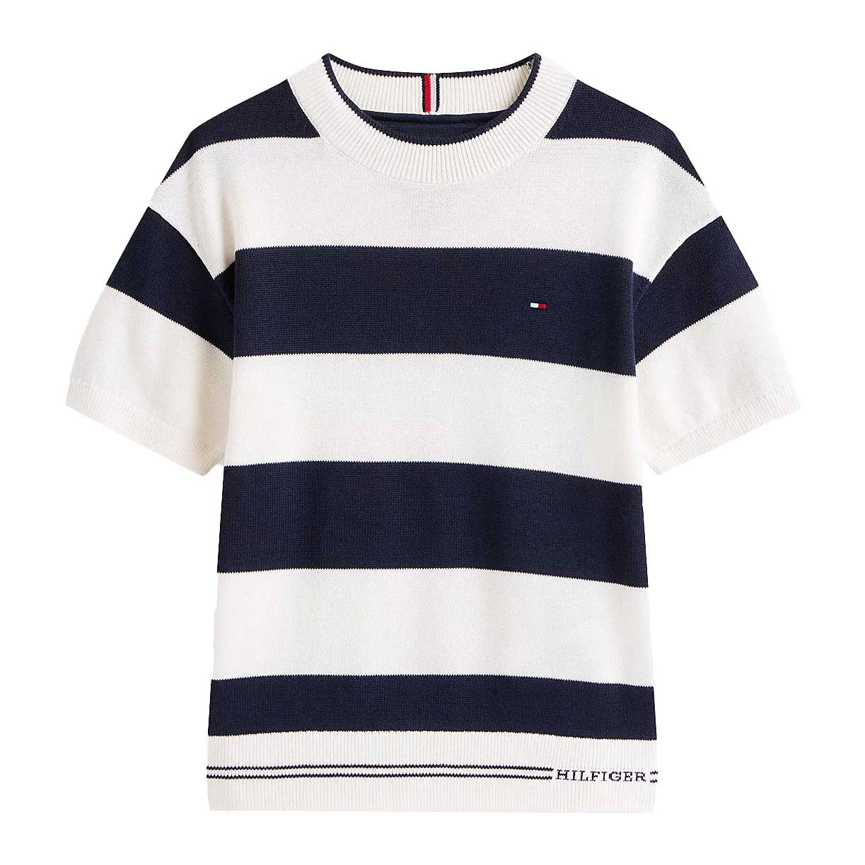 Tommy Hilfiger Rugby Stripe Sweater SS 3-7Y